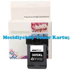 HP 305XL-3YM62AE Muadil Siyah Kartuş