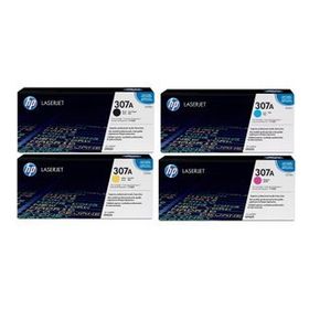 HP 307A CE740A-CE741A-CE742A-CE743A CP5225 Orjinal Toner 4'lü Set