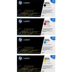 HP 307A CE740A-CE741A-CE742A-CE743A CP5225 Orjinal Toner 4'lü Set