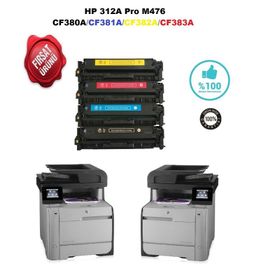 HP 312A 4 Pro M476 CF380A CF381A CF382A CF383A Uyumlu Toner