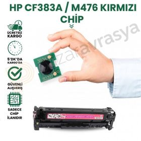 HP 312A-CF383A Kırmızı Toner Chip