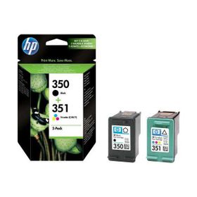 HP 350-351-SD412EE C4280-C4380-C4480-C4580-5280-D4260-D4360-D5360-J5780-J6410 2'li Orijinal Kartuş