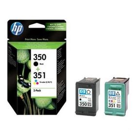 HP 350-351-SD412EE C4280-C4380-C4480-C4580-5280-D4260-D4360-D5360-J5780-J6410 2'li Orijinal Kartuş