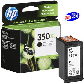 HP 350XL-CB336EE C4280-C4380-C4480-C4580-5280-D4260-D4360-D5360-J5780-J6410 Orijinal Siyah Kartuş