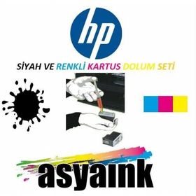 HP 3545 Uyumlu Kartuş Dolum Seti
