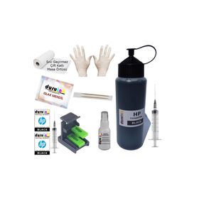 HP 3650 3740 3744 4x100 ml Uyumlu Kartuş Mürekkep Dolum Seti