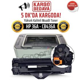 HP 36A CB436A Muadil Toner