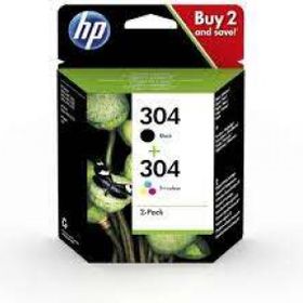 HP 3JB05AE 304 Siyah Combo 2'li 120 Sayfa Kartuş