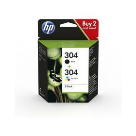 HP 3JB05AE 304 Siyah Combo 2'li 120 Sayfa Kartuş