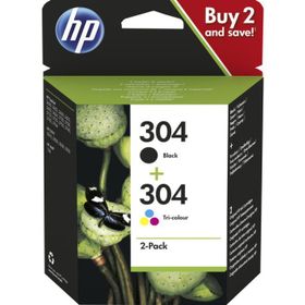 HP 3JB05AE CMY 304 BK 2'li Combo Paket Mürekkep Kartuş