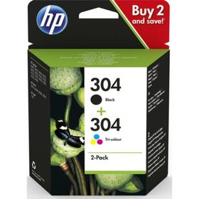 HP 3JB05AE CMY 304 BK 2'li Combo Paket Mürekkep Kartuş