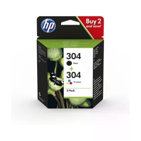 HP 3JB05AE CMY 304 BK 2'li Combo Paket Mürekkep Kartuş