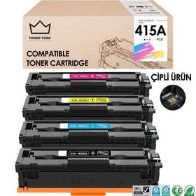 HP 415A W2030A-W2031A-W2032A-W2033A M454 M479 Muadil Toner