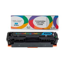 Hp 415A-W2031A Mavi Muadil Chipsiz Toner