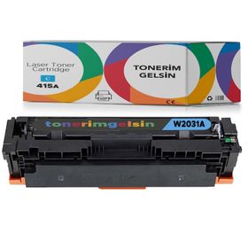 Hp 415A-W2031A Mavi Muadil Chipsiz Toner