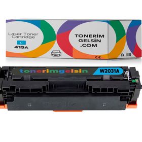 Hp 415A-W2031A Mavi Muadil Chipsiz Toner