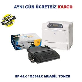 Hp 42X-Q5942X Muadil Toner