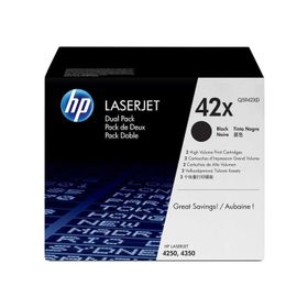 HP 42X-Q5942XD Yüksek Kapasiteli 2'li Paket Orijinal Toner