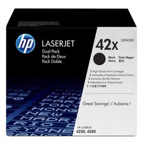 HP 42X-Q5942XD Yüksek Kapasiteli 2'li Paket Orijinal Toner