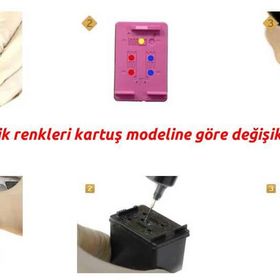 HP 4503 Uyumlu Kartuş Dolum Seti