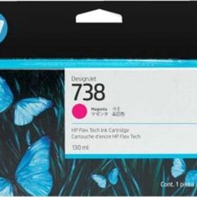 HP 498N6A 738 Magenta Kırmızı 130 ml Plotter Kartuşu