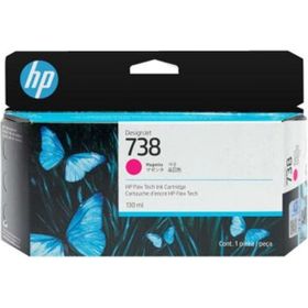 HP 498N6A 738 Magenta Kırmızı 130 ml Plotter Kartuşu