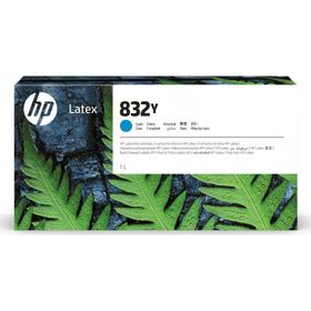 HP 4UV06A 832Y Mavi 1 lt Cyan Latex Orijinal Mürekkep Kartuşu