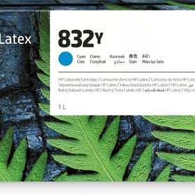 HP 4UV06A 832Y Mavi 1 lt Cyan Latex Orijinal Mürekkep Kartuşu