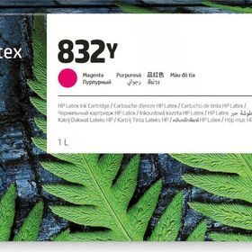 HP 4UV07A 832Y Kırmızı 1 lt Magenta Latex Orijinal Mürekkep Kartuşu