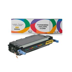 HP 502A-Q6472A Sarı Muadil Toner
