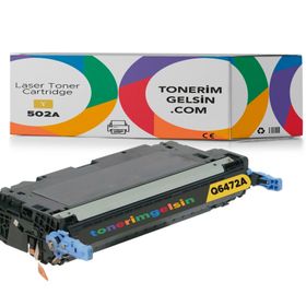 HP 502A-Q6472A Sarı Muadil Toner