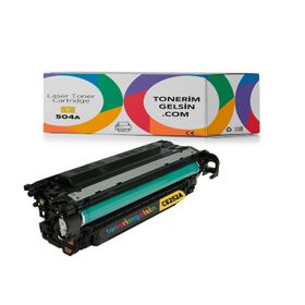 HP 504A-CE252A Sarı Muadil Toner