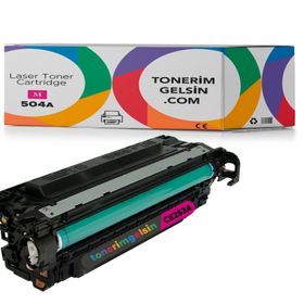 HP 504A-CE253A Kırmızı Muadil Toner