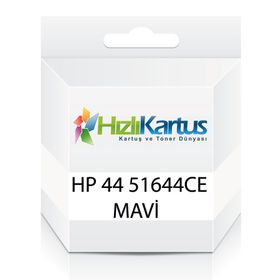 HP 51644CE 44 Mavi Muadil Kartuş