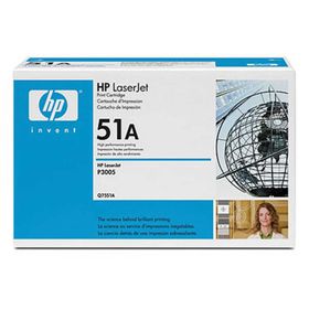 HP 51A-Q7551A Siyah Orijinal Mavi Kutu Toner