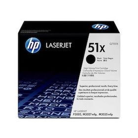 HP 51X Q7551X P3005-M3027-M3035 Siyah Orjinal Toner