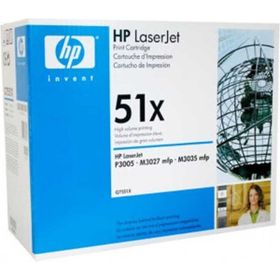 HP 51X-Q7551X Siyah Yüksek Kapasiteli Orijinal Toner