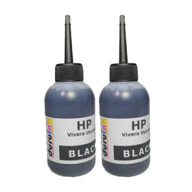 HP 5550 5550V 5550W Siyah 2x100 ml Uyumlu Kartuş Mürekkep Dolum Seti