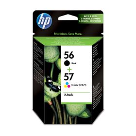 HP 56-57 Siyah Renkli Mürekkep Kartuşu