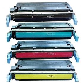 HP 641A-C9721A Mavi Muadil Toner