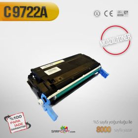 HP 641A-C9722A Sarı Muadil Toner