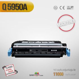 HP 643A-Q5950A Siyah Muadil Toner
