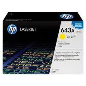HP 643A-Q5952A Sarı Orijinal Mavi Kutu Toner