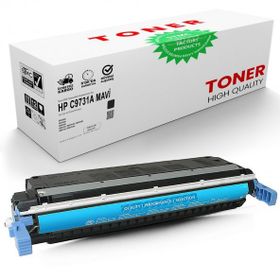 HP 645A-C9731A Mavi Muadil Toner