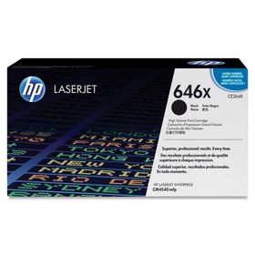 HP 646X Black CE264X Color Laserjet CM4540-CM4540F Siyah Yüksek Kapasite 17000 Sayfa Toner