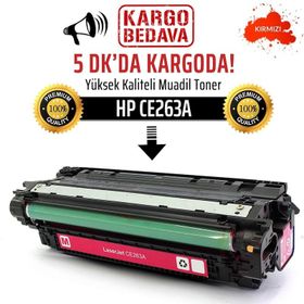 HP 648A-CE263A Kırmızı Muadil Toner