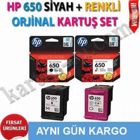 HP 650 Renkli Kartuş