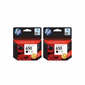 HP 650 Siyah 2'li Set Kartuş