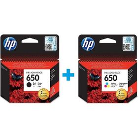 HP 650 Siyah-Renkli Kartuş Seti