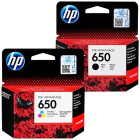 HP 650 Siyah-Renkli Kartuş Seti